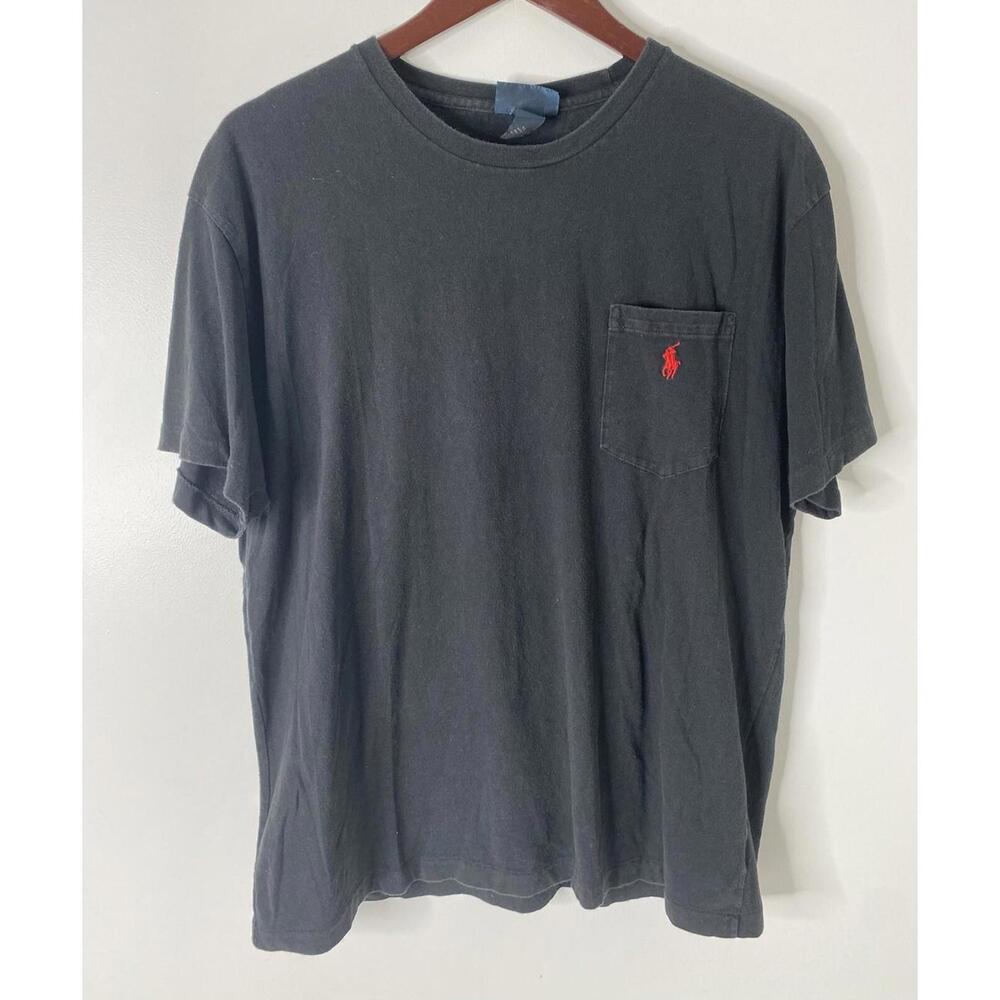 Polo Ralph Lauren Vintage Pocket T-Shirt Men’s (Size Medium) Black